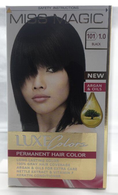 Tinte Miss Magic Black N101 para cabello