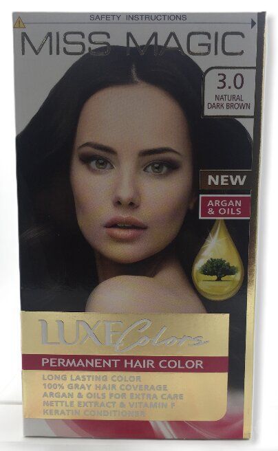 Miss Magic tinte 3.0 natural dark brown para cabello