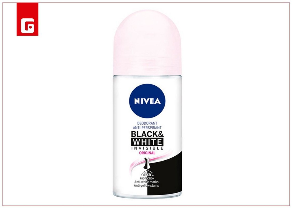 Desodorante roll-on Nivea Invisible para mujer 50ml