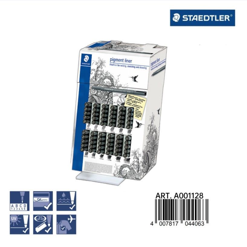 Rotuladores delineadores Staedtler 60 piezas con expositor