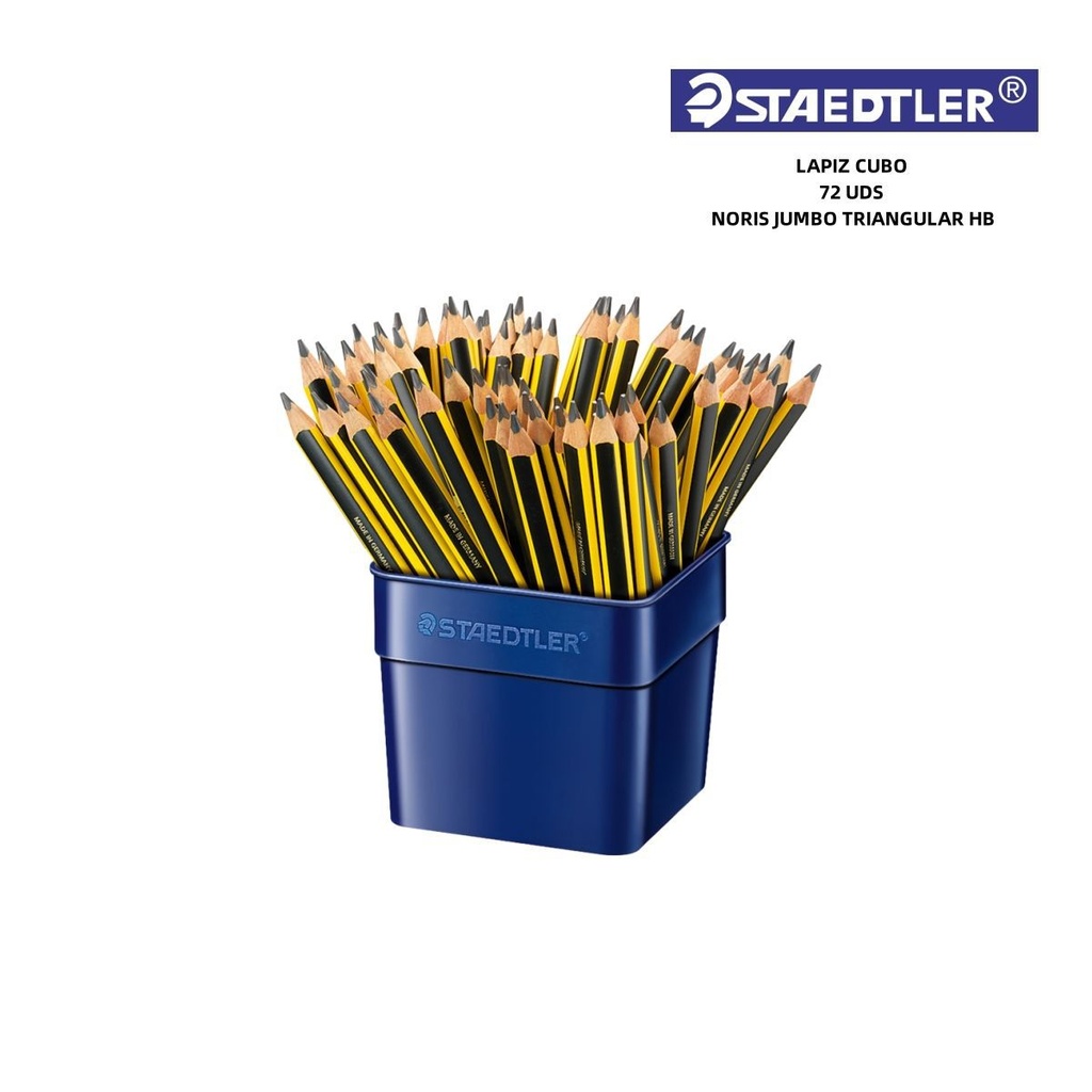 Lápices triangulares jumbo HB Staedtler (72 unidades) para escritura