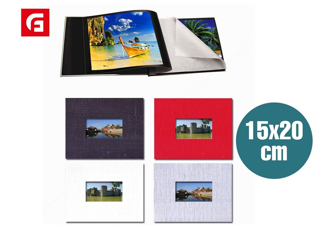 Álbum de papel ventana 20H - Marcos y álbumes de fotos