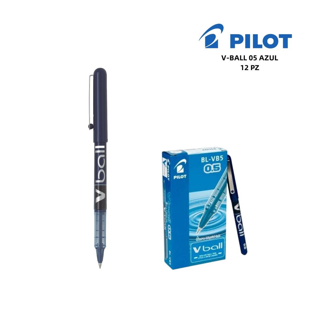 Bolígrafo Pilot V-Ball 05 azul 0.5mm