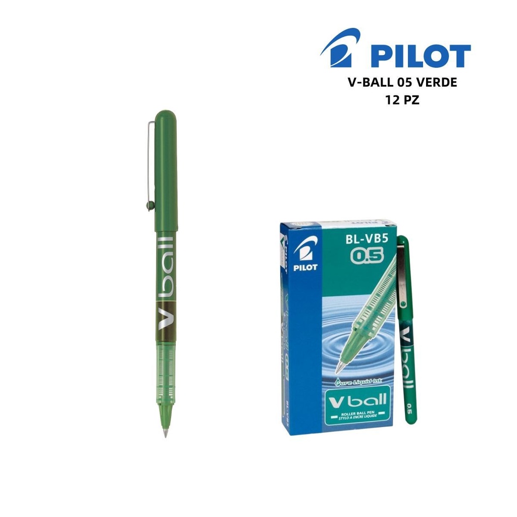 Bolígrafo Pilot V-Ball 05 verde 0.5mm