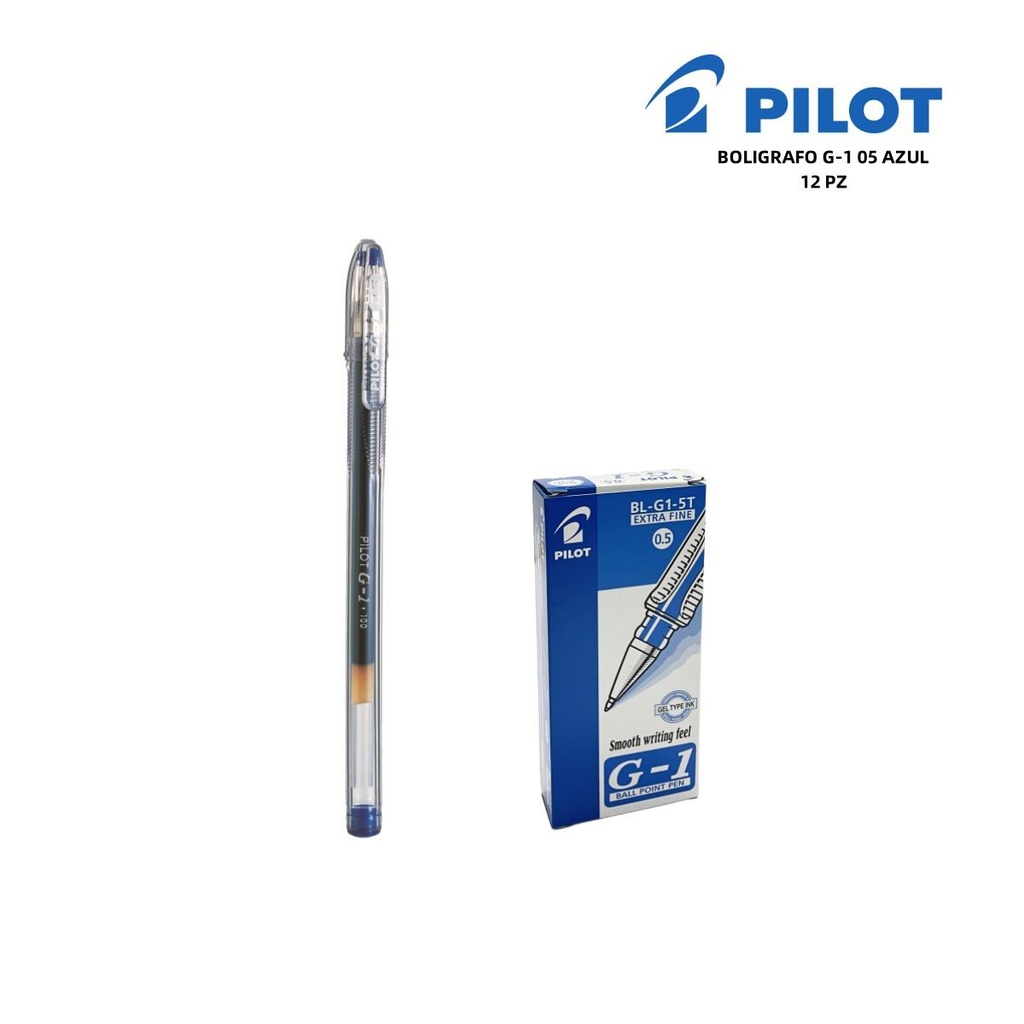 Bolígrafo Pilot G-1 05 azul