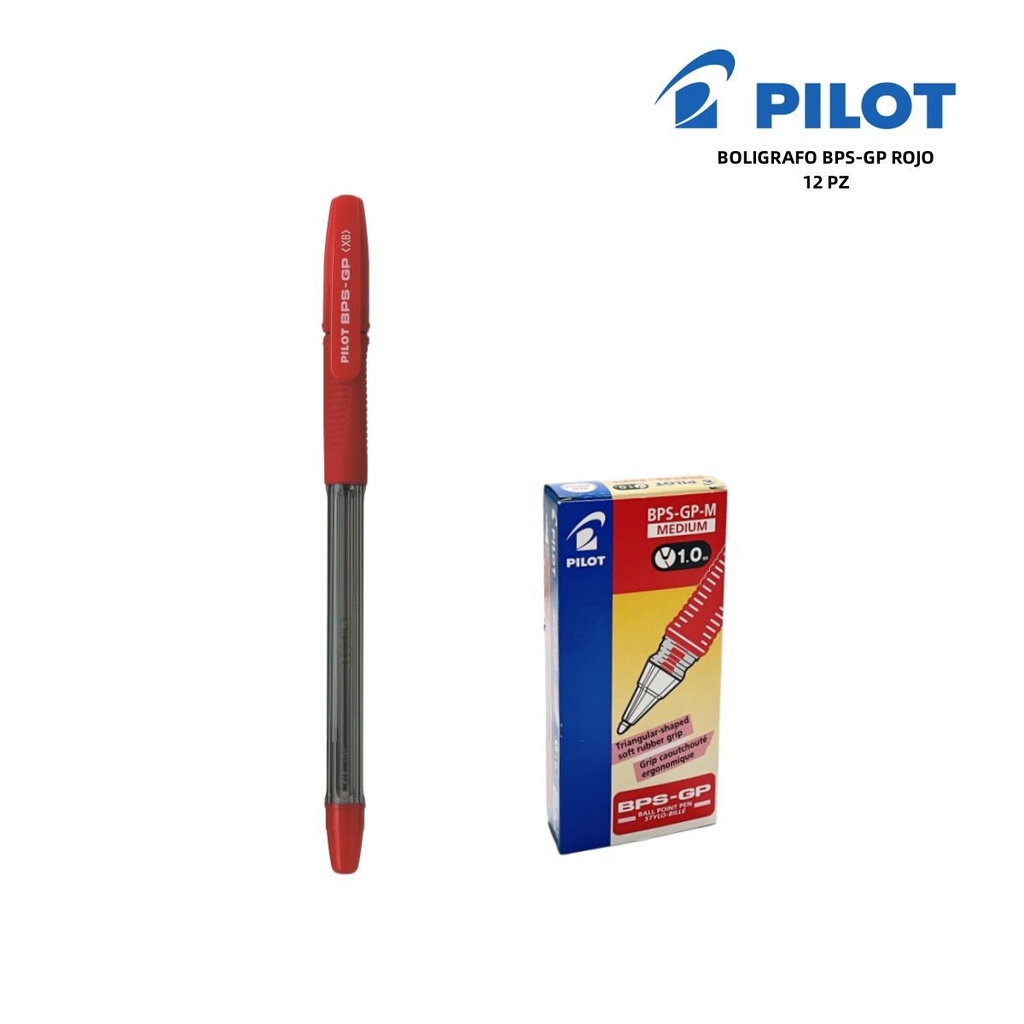 Bolígrafo Pilot BPS-GP rojo 1mm