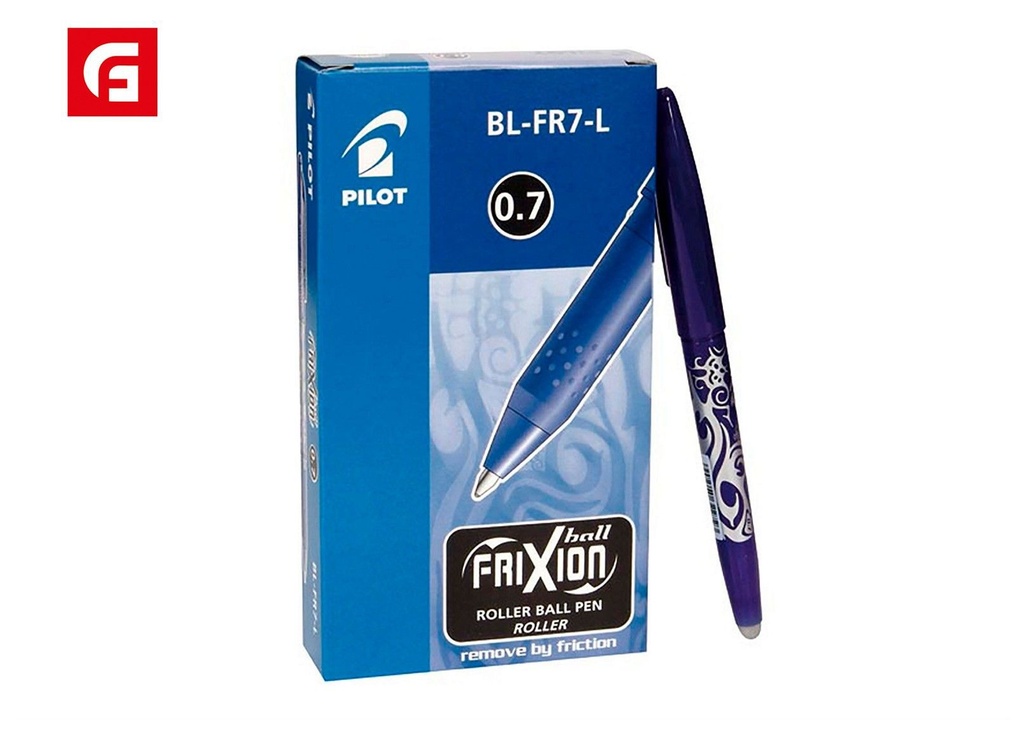 Bolígrafo Frixion Ball azul 0.7mm para escritura borrable
