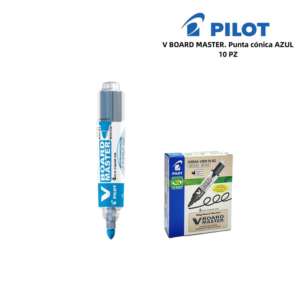 Marcador de pizarra Pilot punta redonda 2,3 mm azul - Material de oficina 