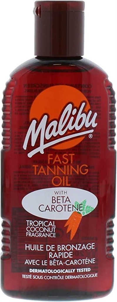 Aceite bronceador Malibu Sun 200ml para protección solar