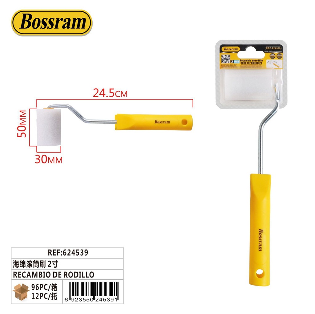 Recambio de rodillo 2" para pintar