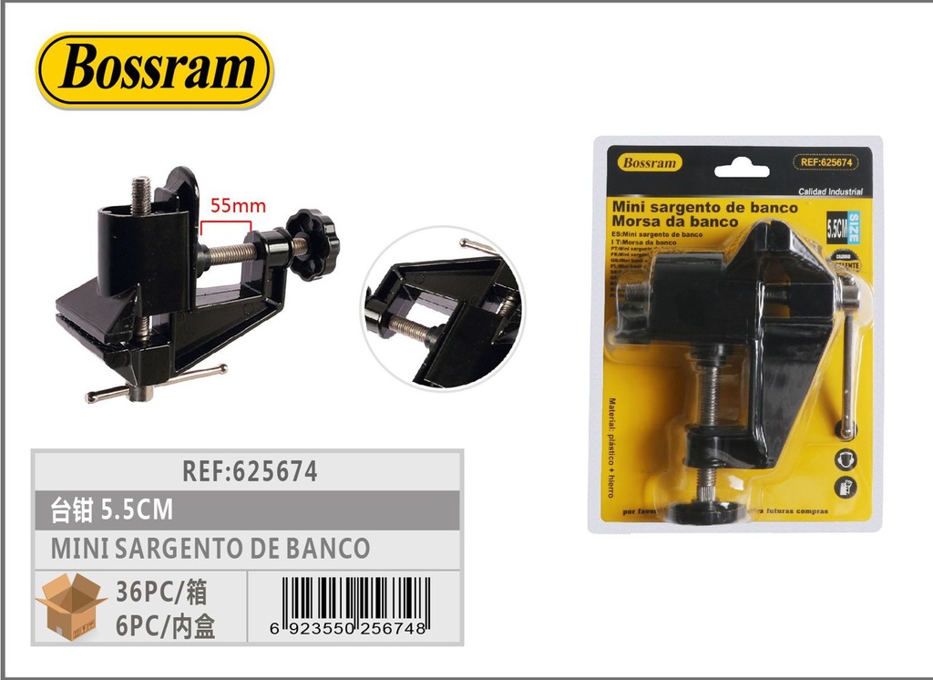 Mini sargento de banco 5.5"