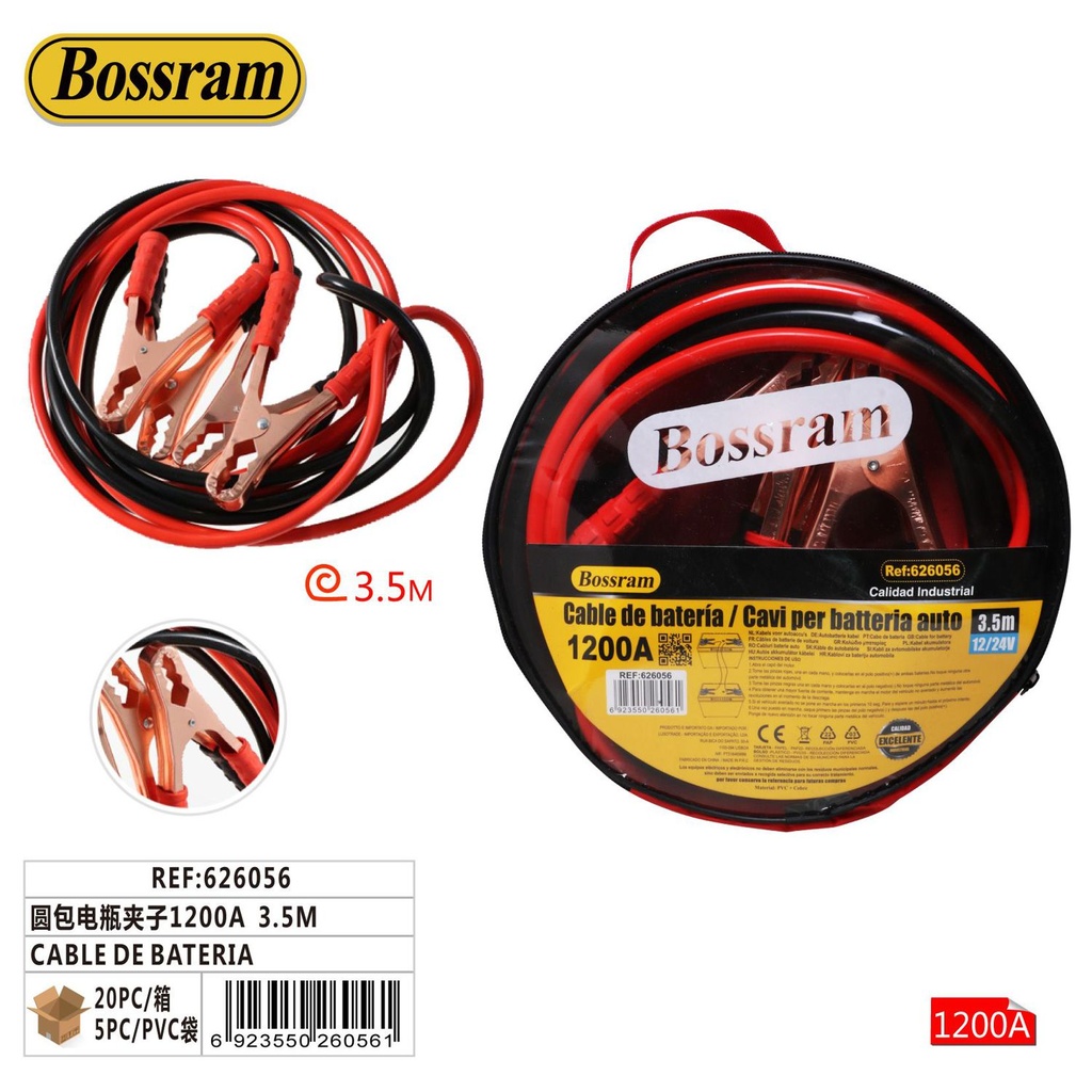 Cable de batería 3.5m 1200A