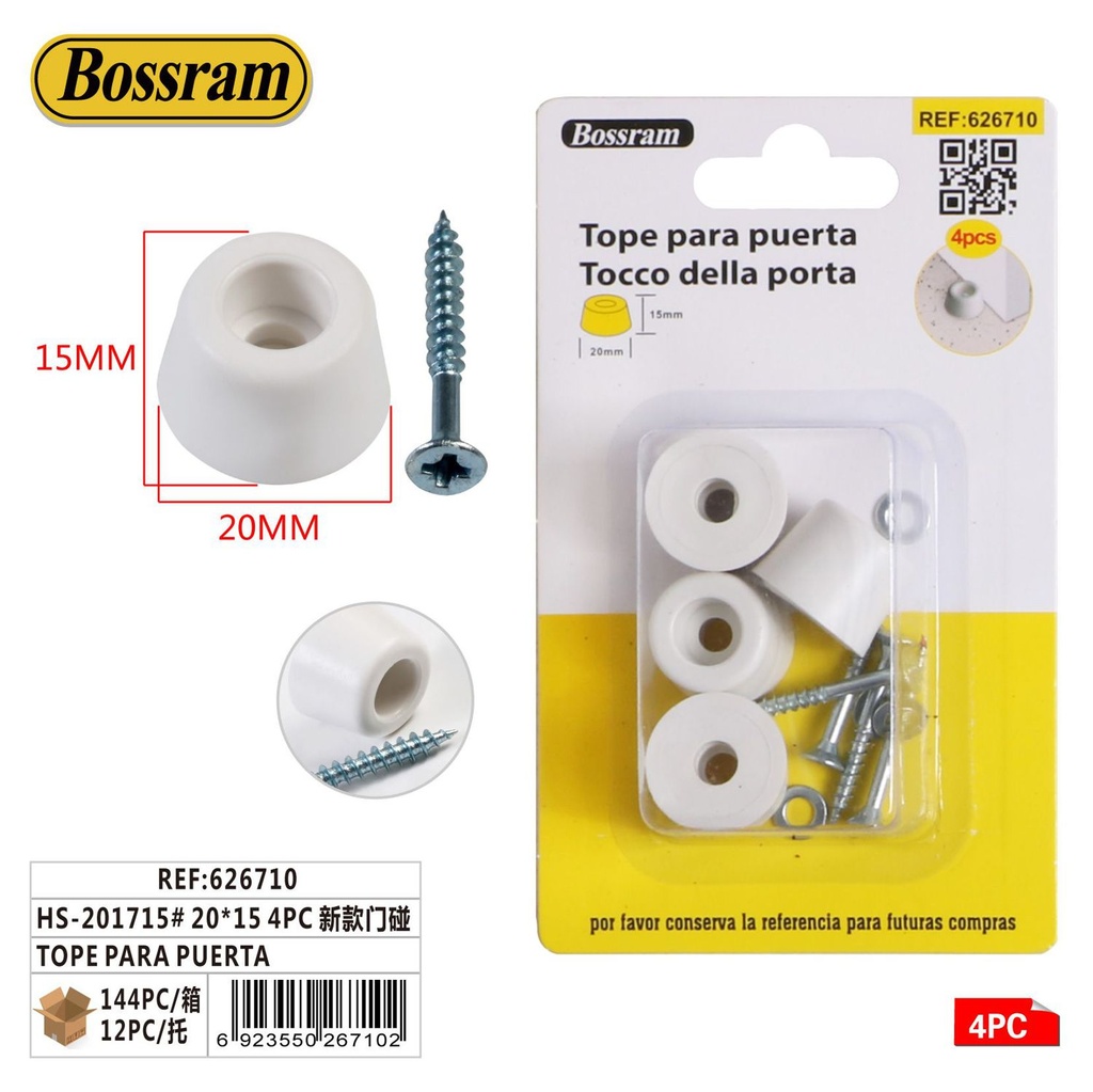 Tope para puerta nuevo modelo 20*15 4pcs