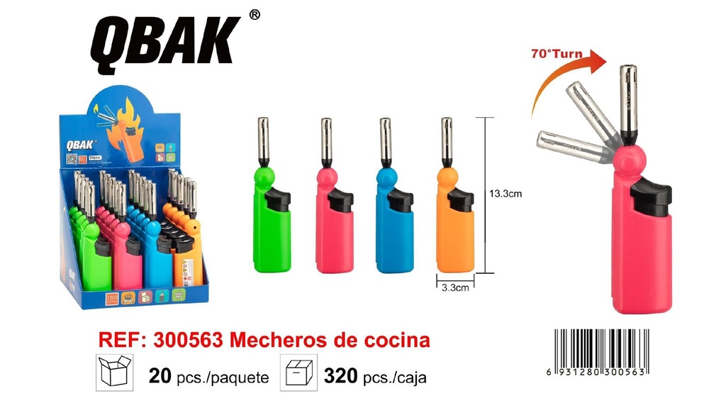 Mechero de cocina QBAK XHG8952HC - Utensilios de cocina