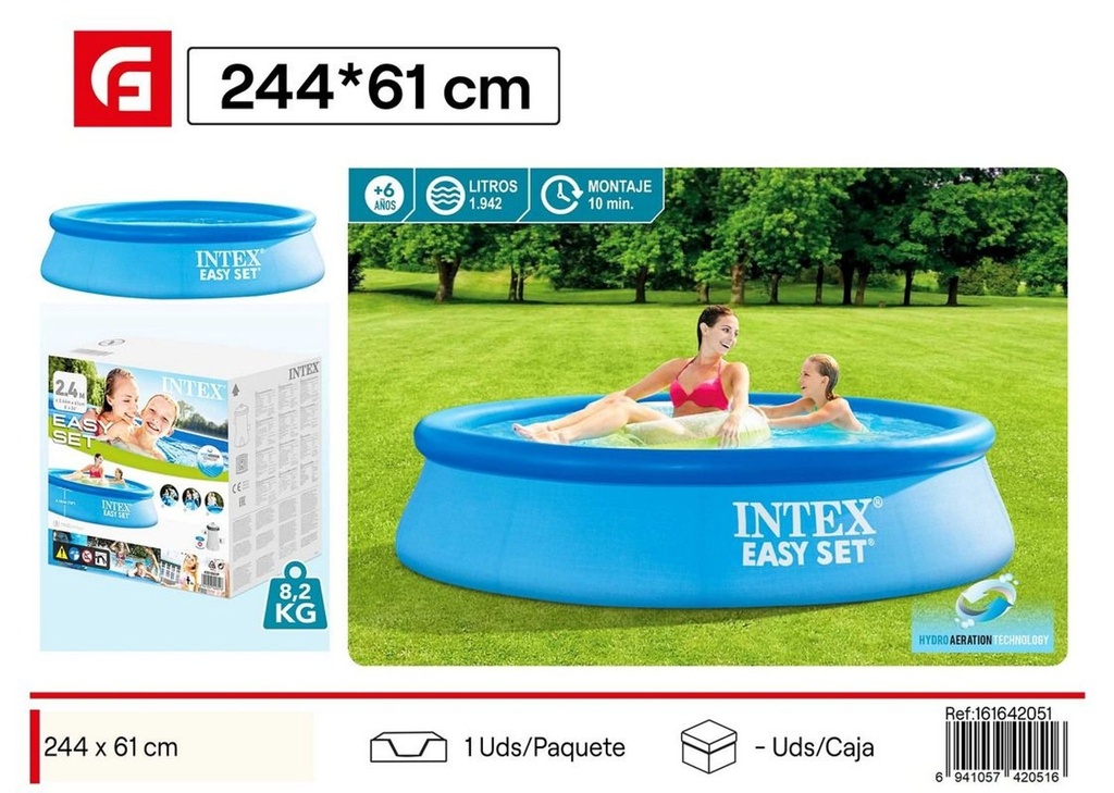 Piscina Easy Set D244x61 para verano