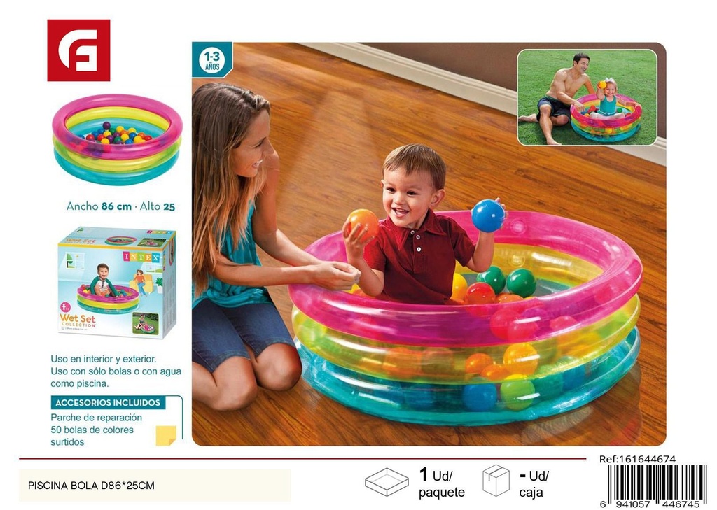 Piscina inflable redonda 86*25cm