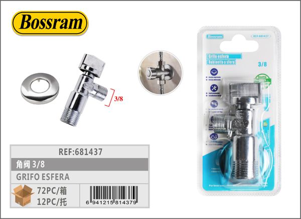 Grifo esfera 3/8 para baño y sanitarios