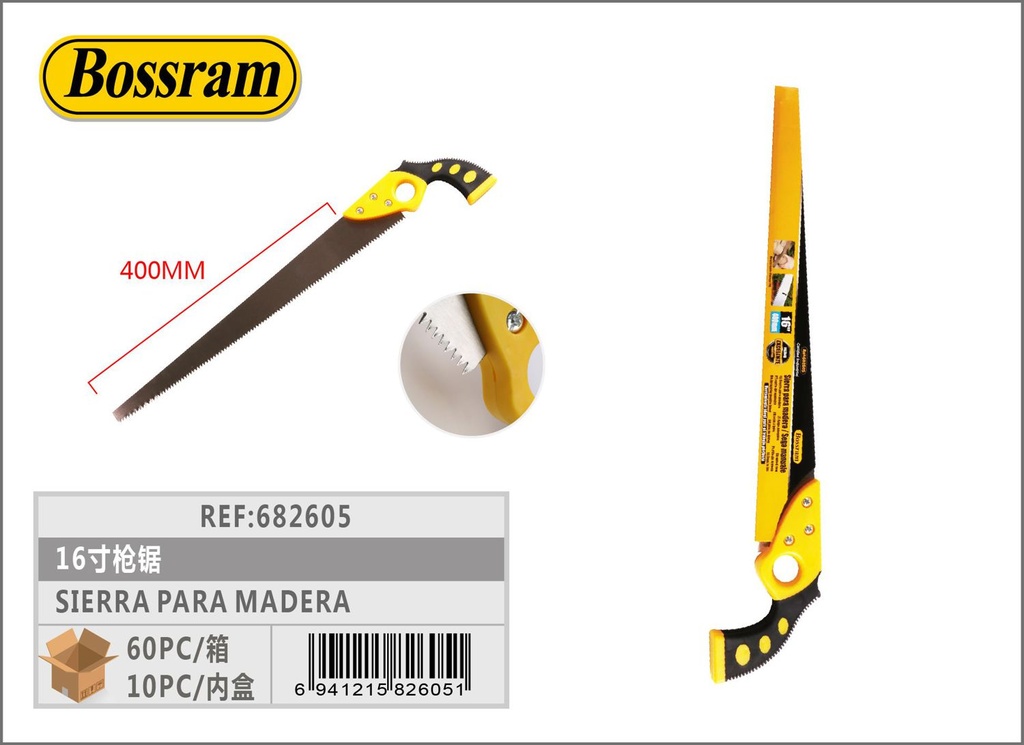 Sierra para madera 16 pulgadas