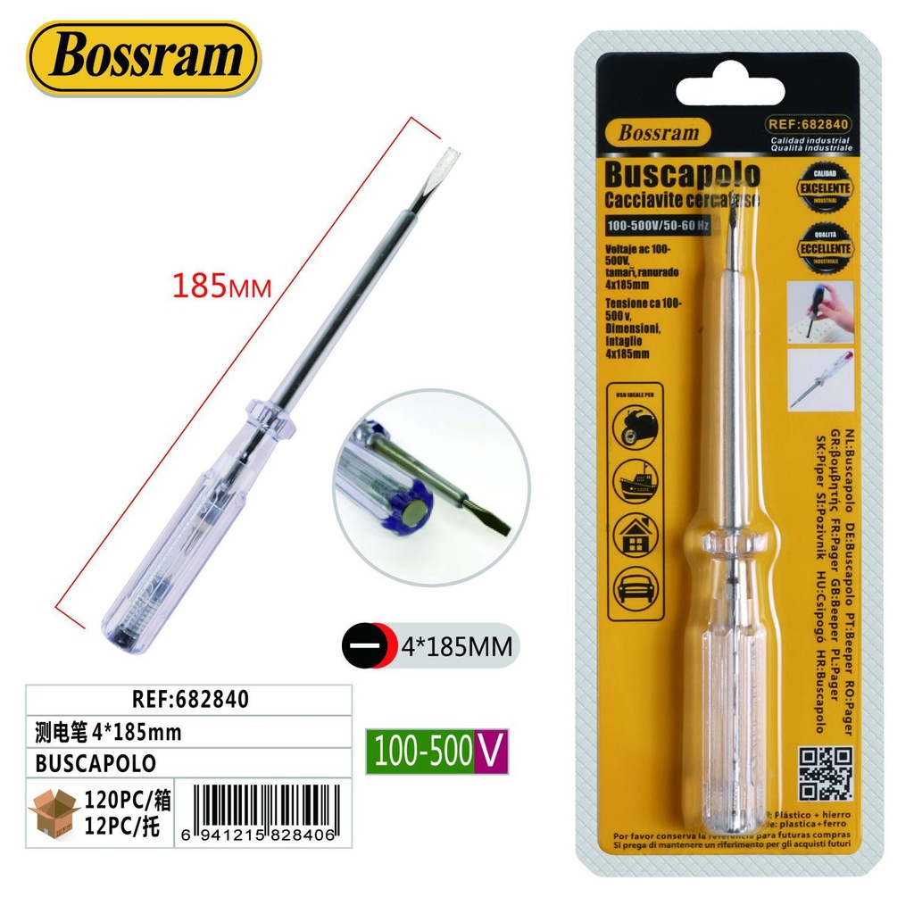 Buscapolo 4x185mm 100-500V para electricidad