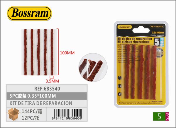 Kit de tira de reparación 3.5x100mm 5pcs