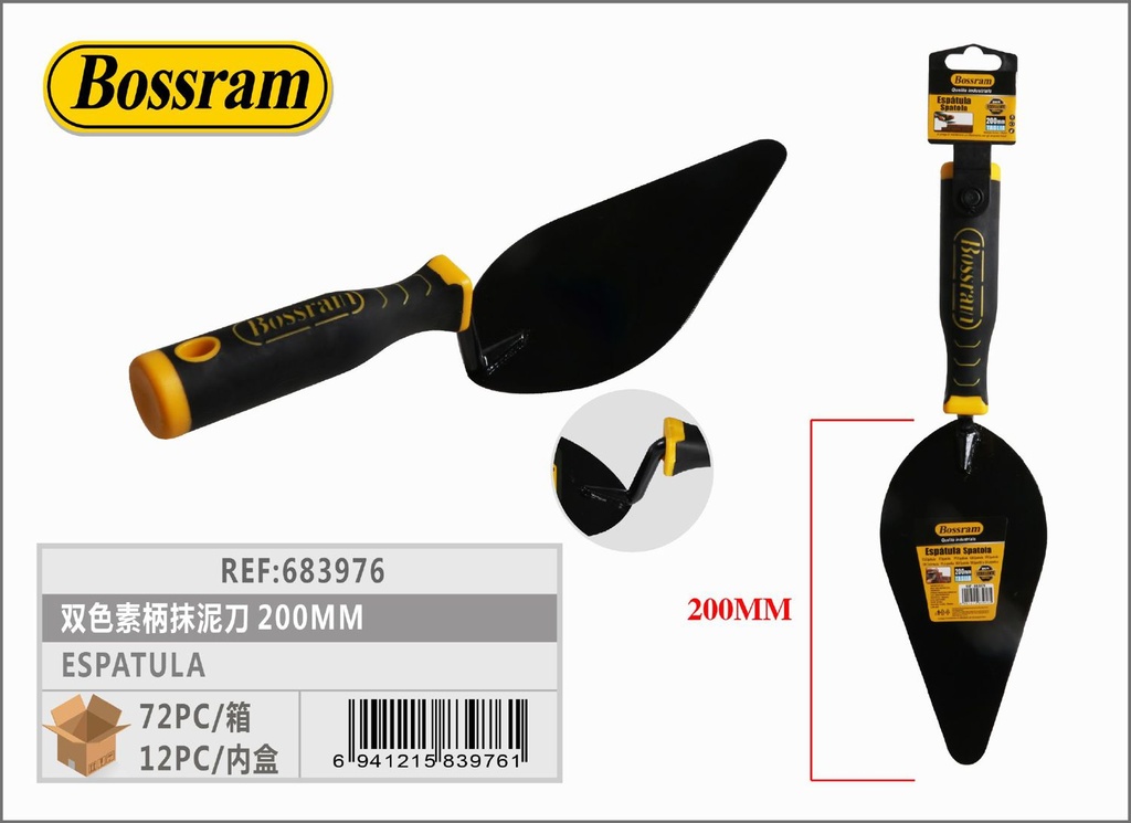 Espátula 200mm 1pc para bricolaje