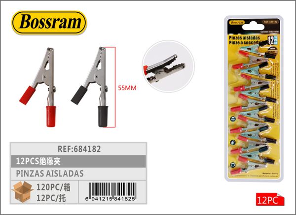 Pinzas aisladas 12 piezas