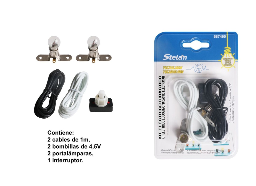 Kit eléctrico escolar para proyectos educativos