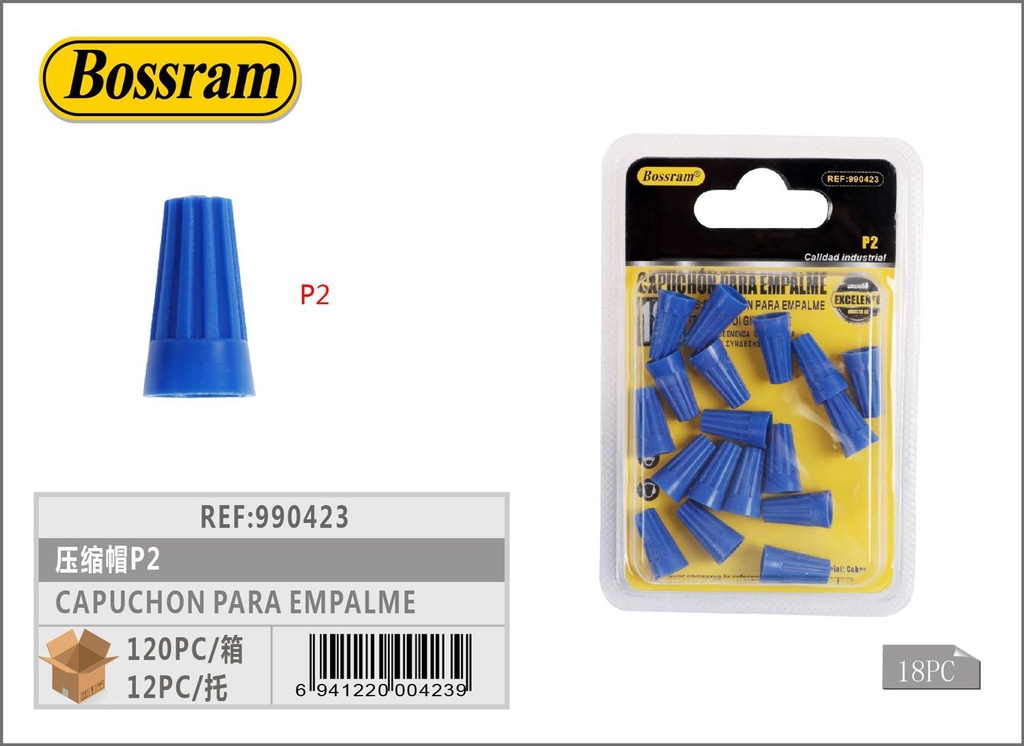 Capuchón para empalme 18pcs