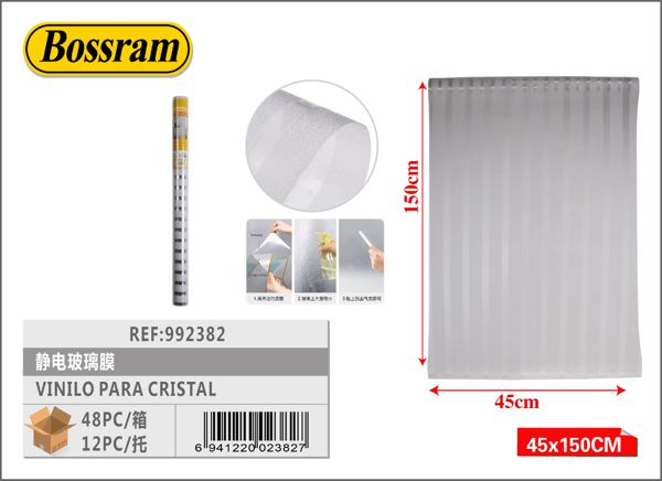 Vinilo para cristal 45cmx1.5m para ventanas