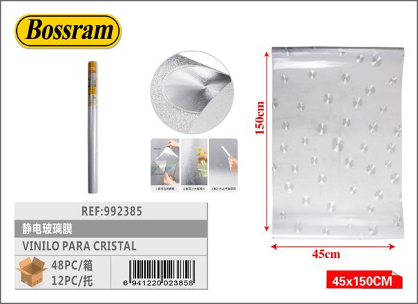 Vinilo para cristal 45cmx1.5m para decoración