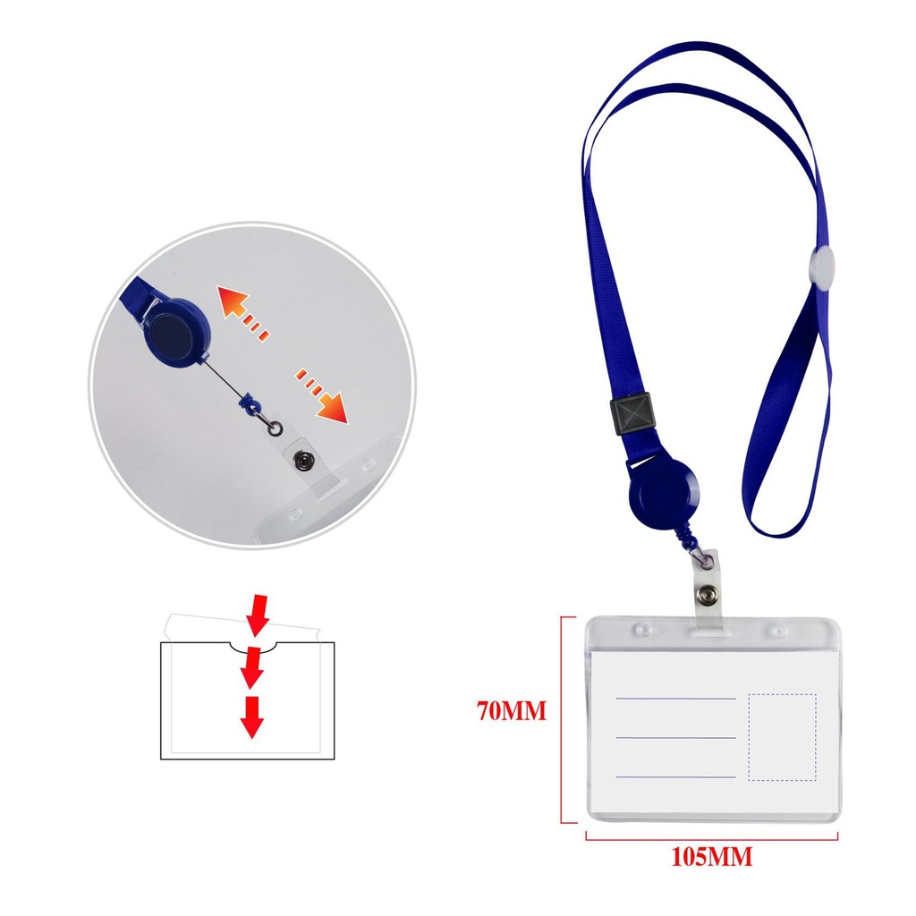 Funda para tarjeta de identificación para oficina