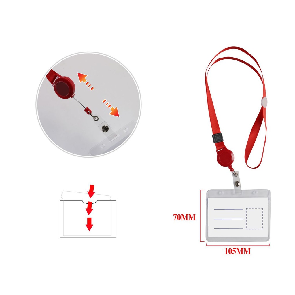 Funda para tarjeta de identificación para oficina