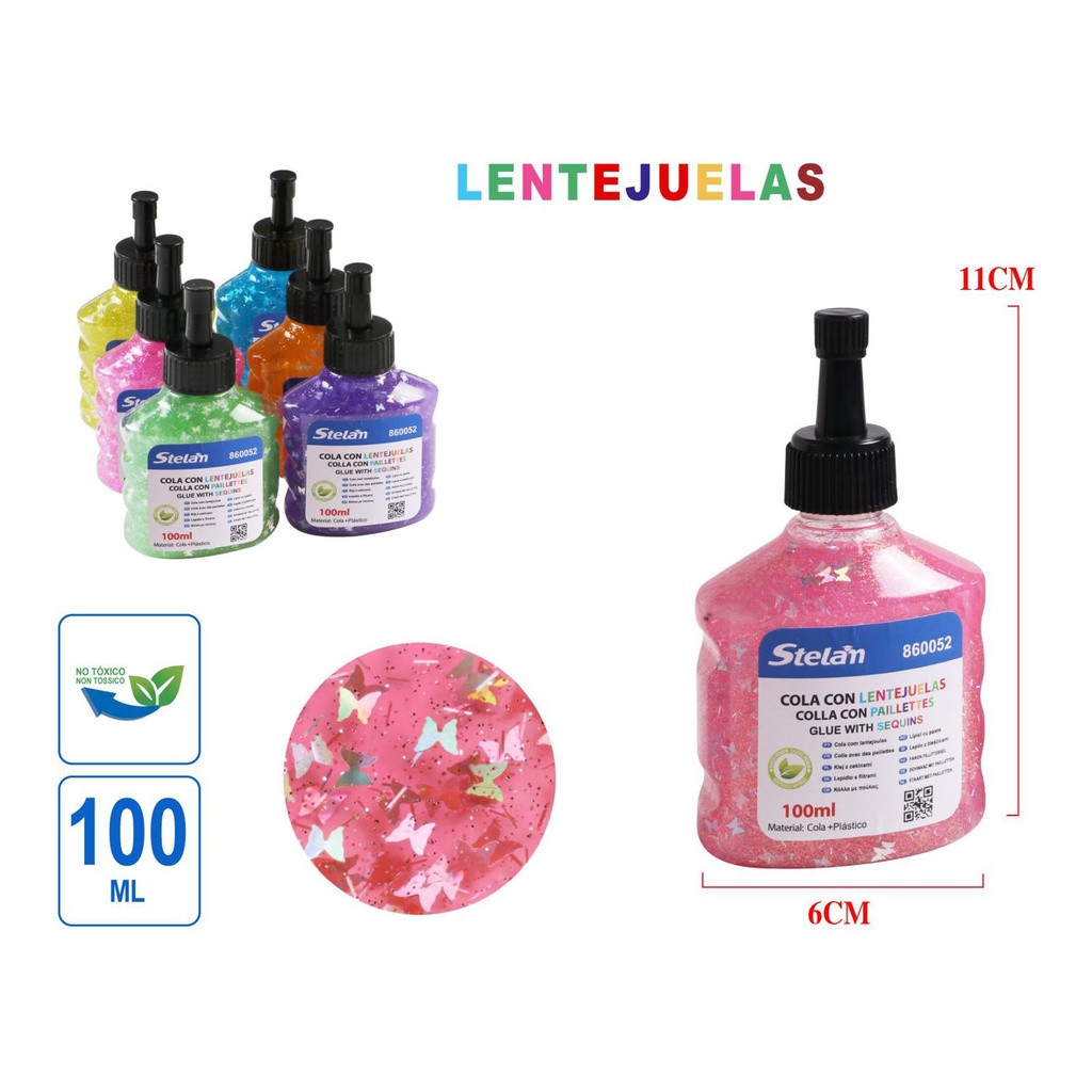 Cola con lentejuelas 100ml