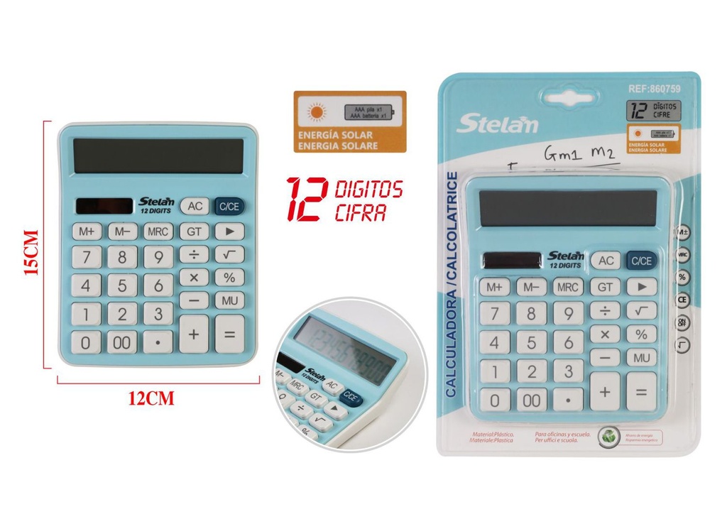 Calculadora electrónica para oficina y escolar