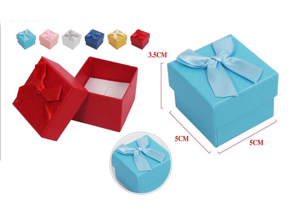 Caja de regalo con diseño 5x5x3.5cm para obsequios