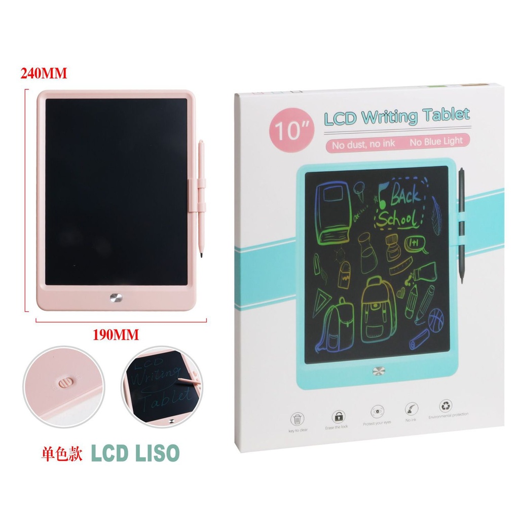 Tableta de escritura y dibujo LCD liso 10 pulgadas