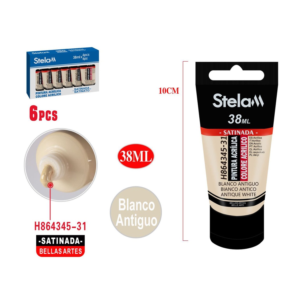 Pintura acrílica beige 38ml