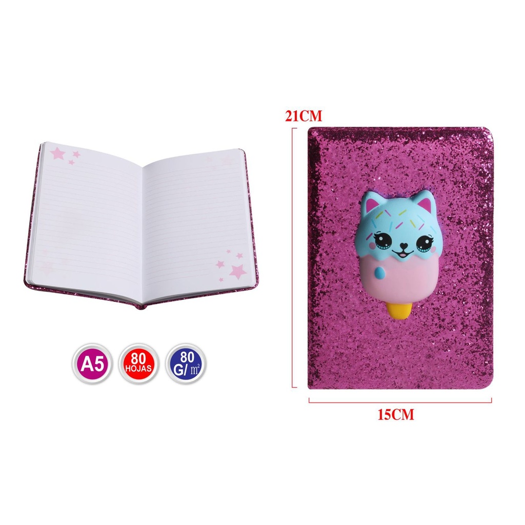 Cuaderno squishy A5