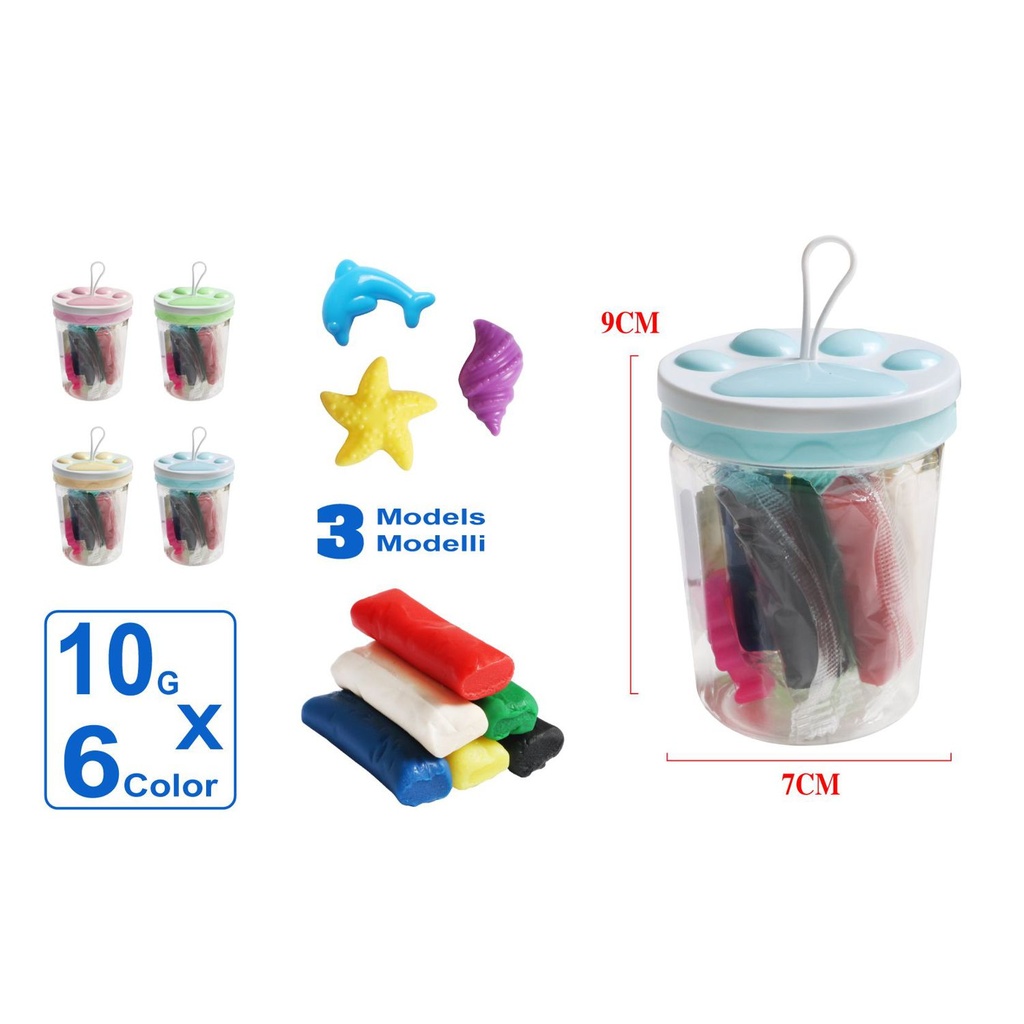 Plastilina para moldear juguetes educativos