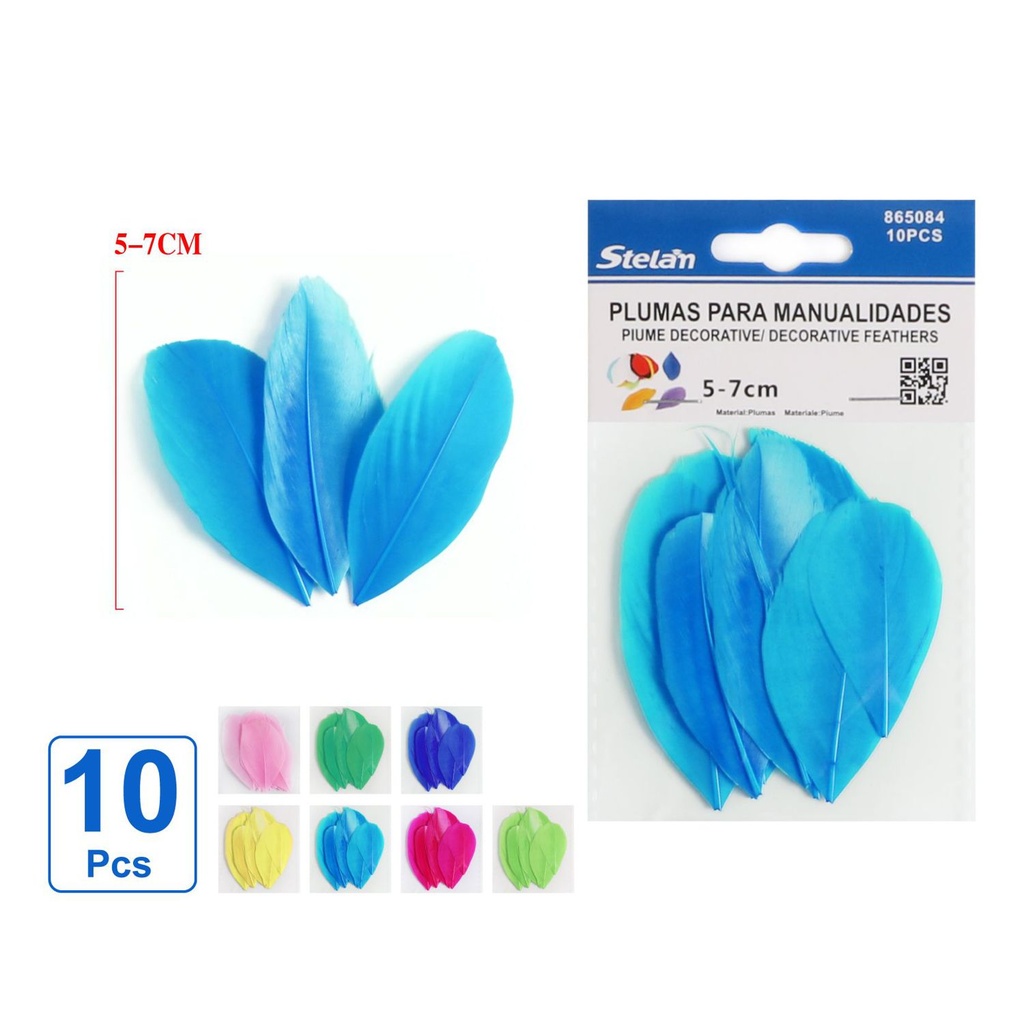 Plumas para manualidades para decoraciones