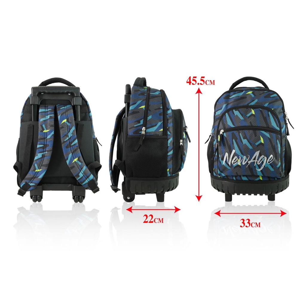 Mochila con ruedas para material escolar