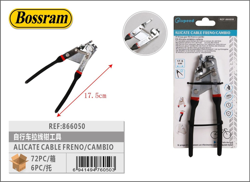 Alicate para cable de freno/cambio para bicicletas