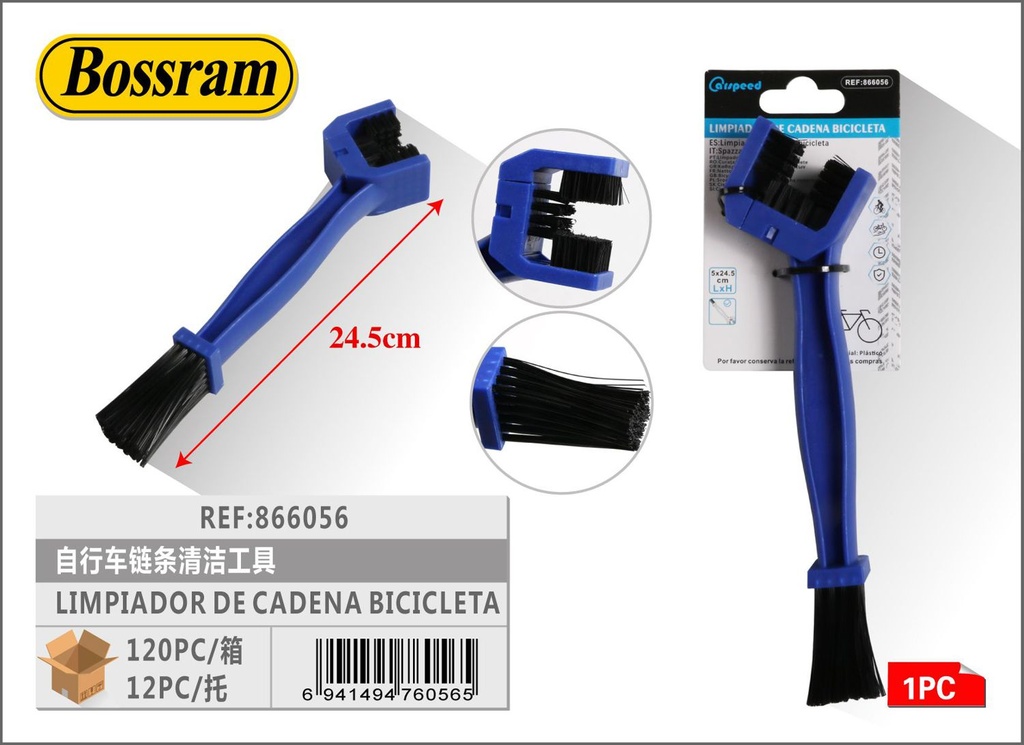 Limpiador de cadena para bicicleta 24.5cm