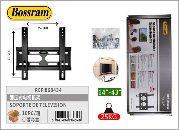 Soporte de televisión 14-43" para montaje