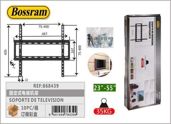 Soporte de televisión fijo 23-55 pulgadas