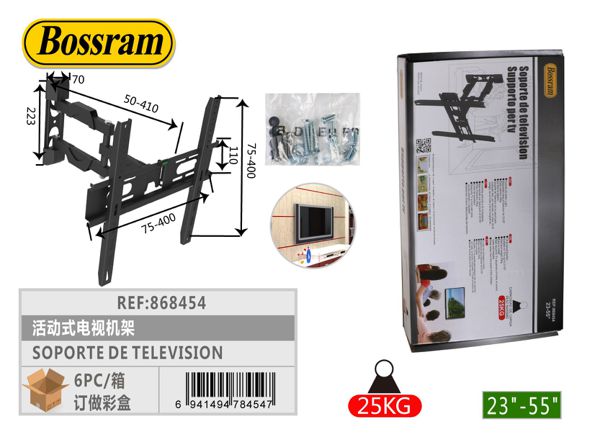 Soporte de televisión ajustable 23-55 pulgadas