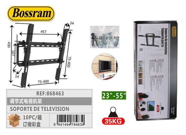 Soporte de televisión ajustable 23-55"