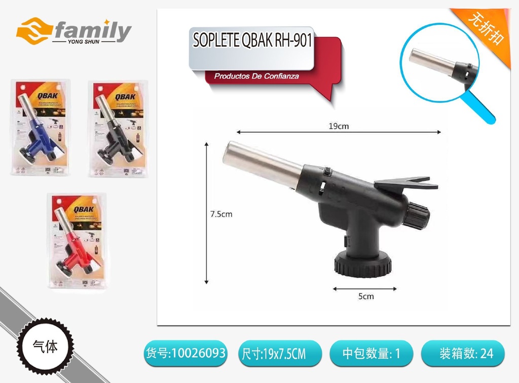 Soplete QBAK RH-901 - Utensilios de cocina