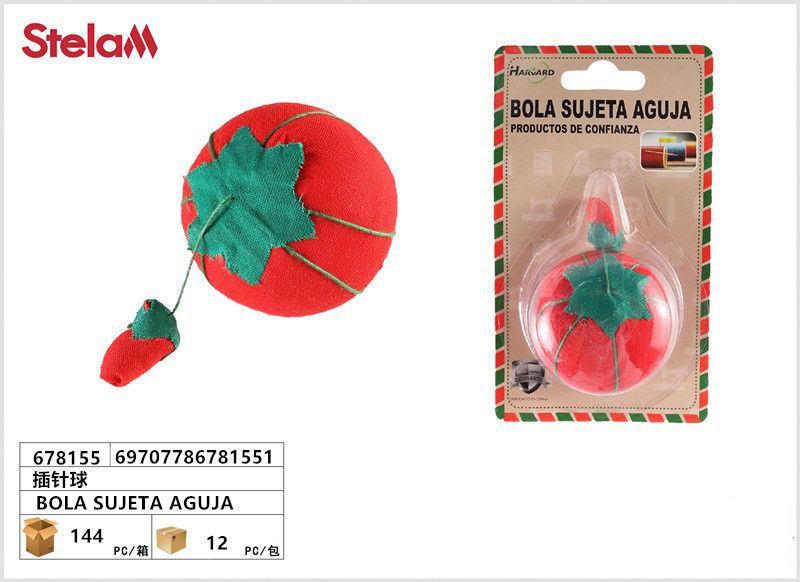 Bola sujeta aguja para costura y manualidades