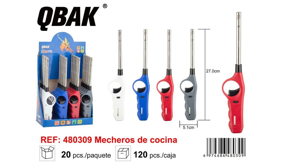 Mechero de cocina QBAK XHG8857